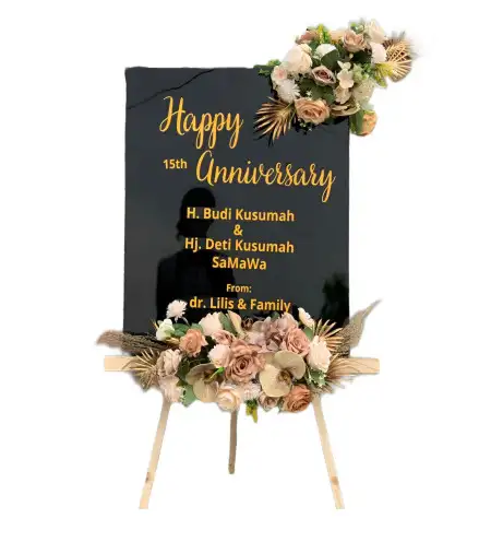 Papan Bunga Akrilik Mlangsen